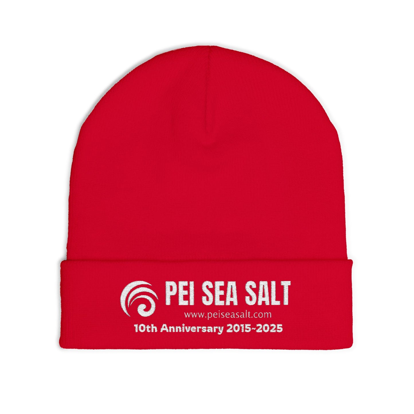 Embroidered 10th anniversary Knit Beanie - Salts of the Earth .ca