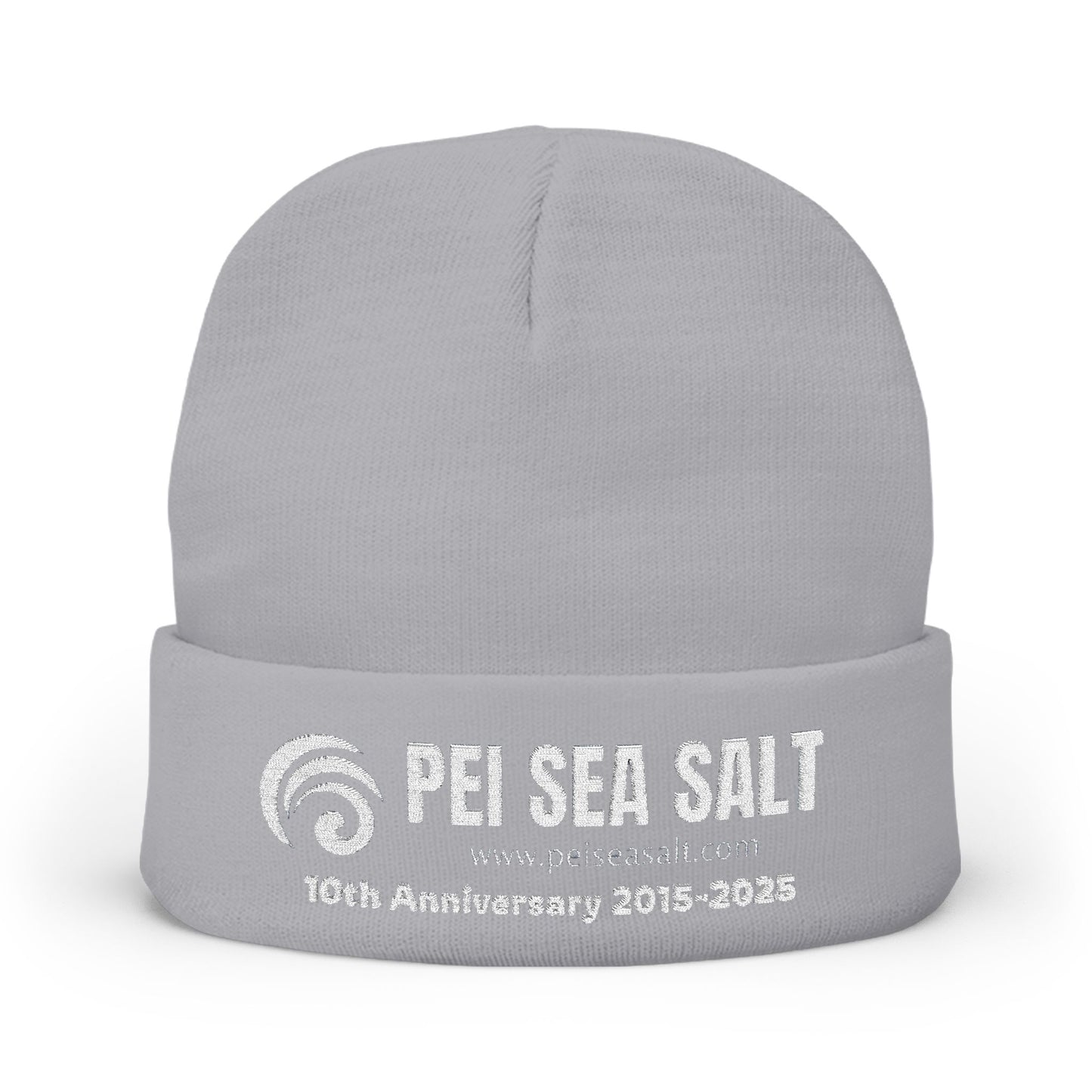 Embroidered 10th anniversary Knit Beanie - Salts of the Earth .ca