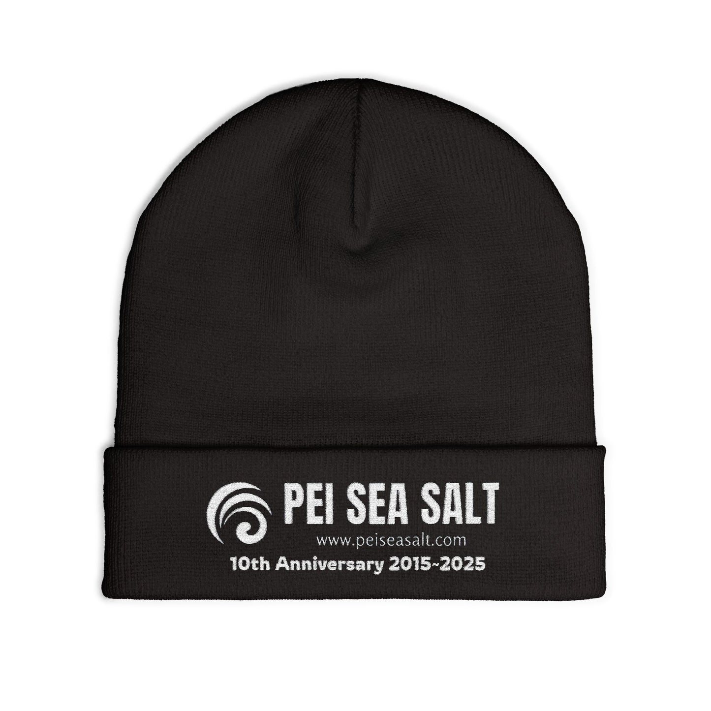 Embroidered 10th anniversary Knit Beanie - Salts of the Earth .ca
