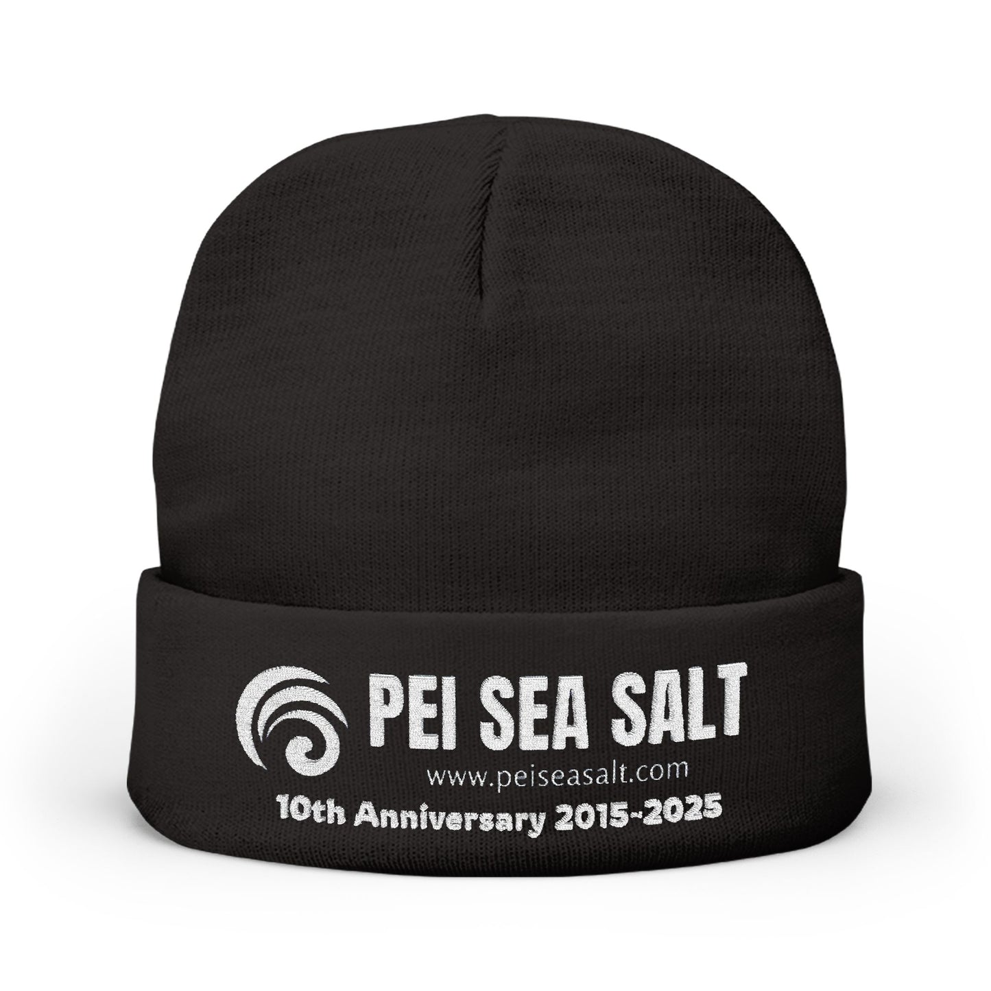 Embroidered 10th anniversary Knit Beanie - Salts of the Earth .ca