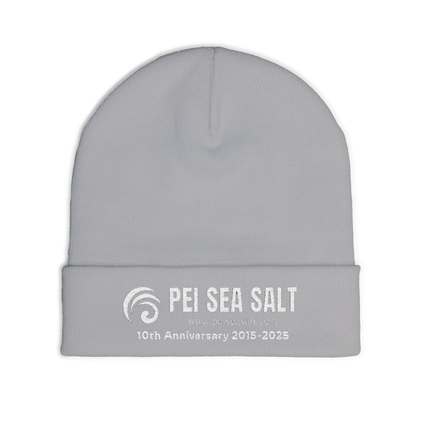 Embroidered 10th anniversary Knit Beanie - Salts of the Earth .ca