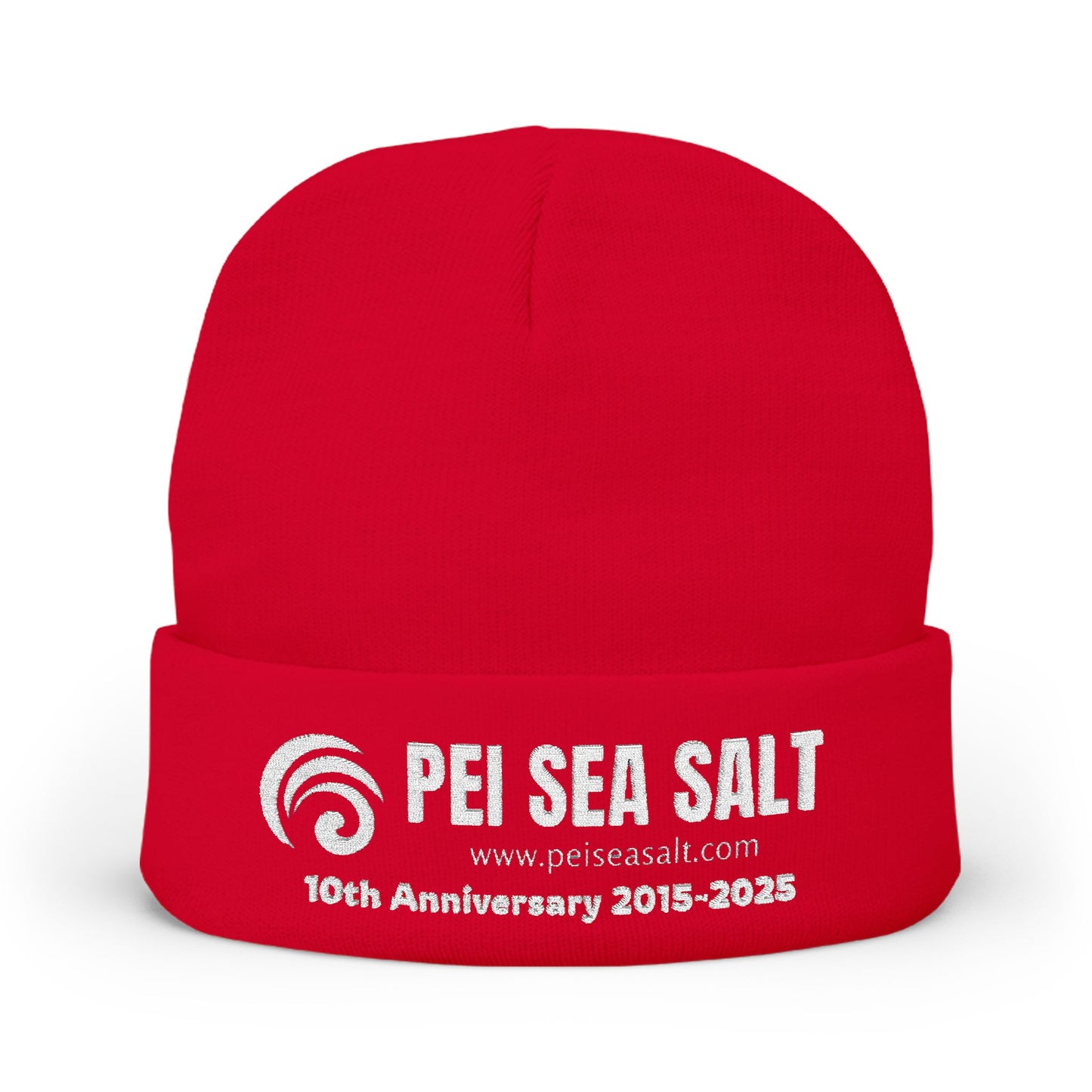 Embroidered 10th anniversary Knit Beanie - Salts of the Earth .ca