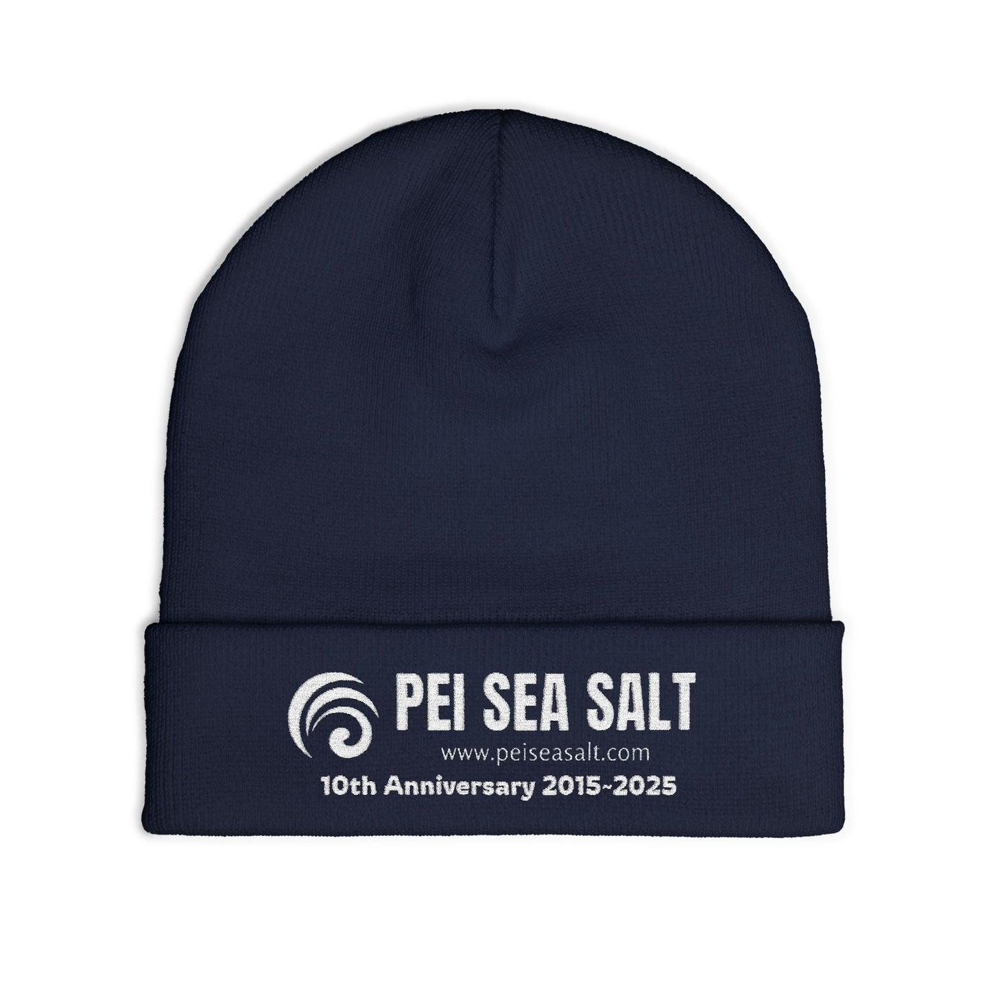 Embroidered 10th anniversary Knit Beanie - Salts of the Earth .ca