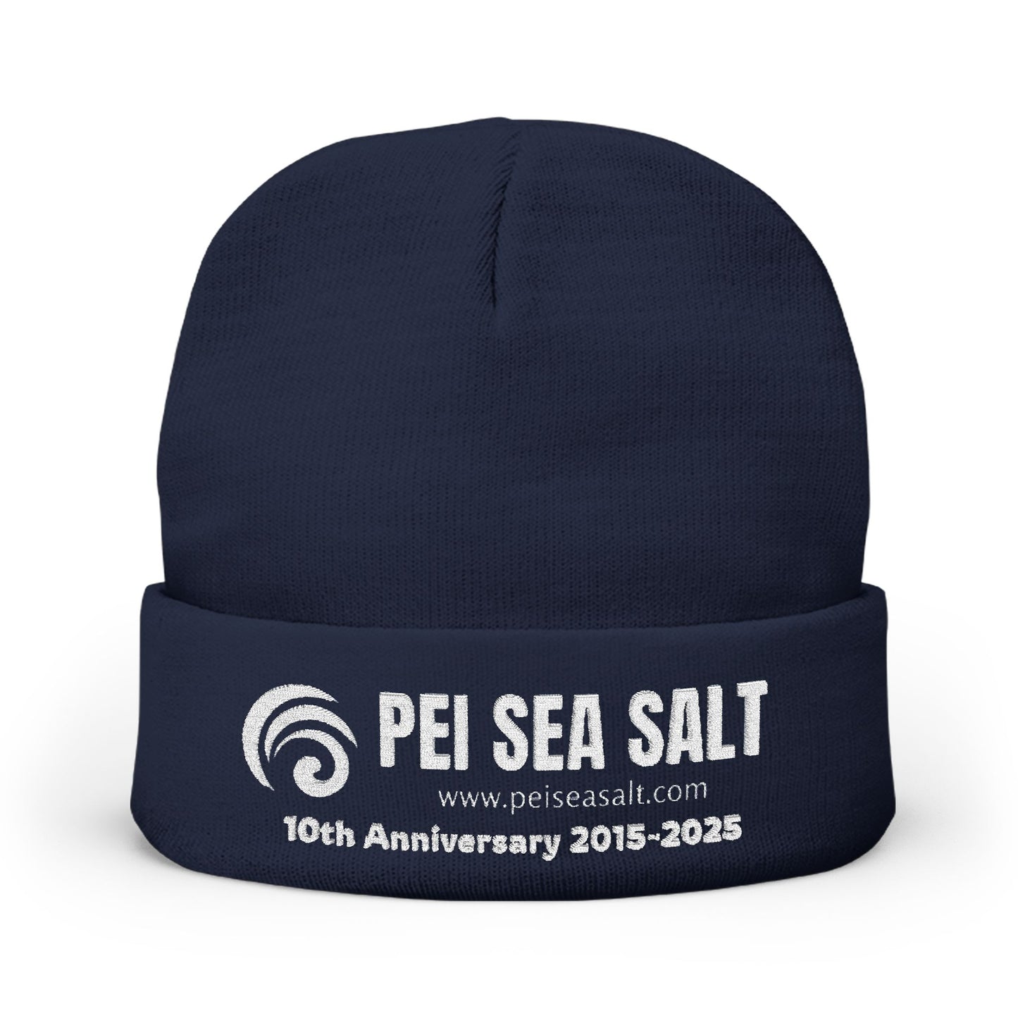 Embroidered 10th anniversary Knit Beanie - Salts of the Earth .ca