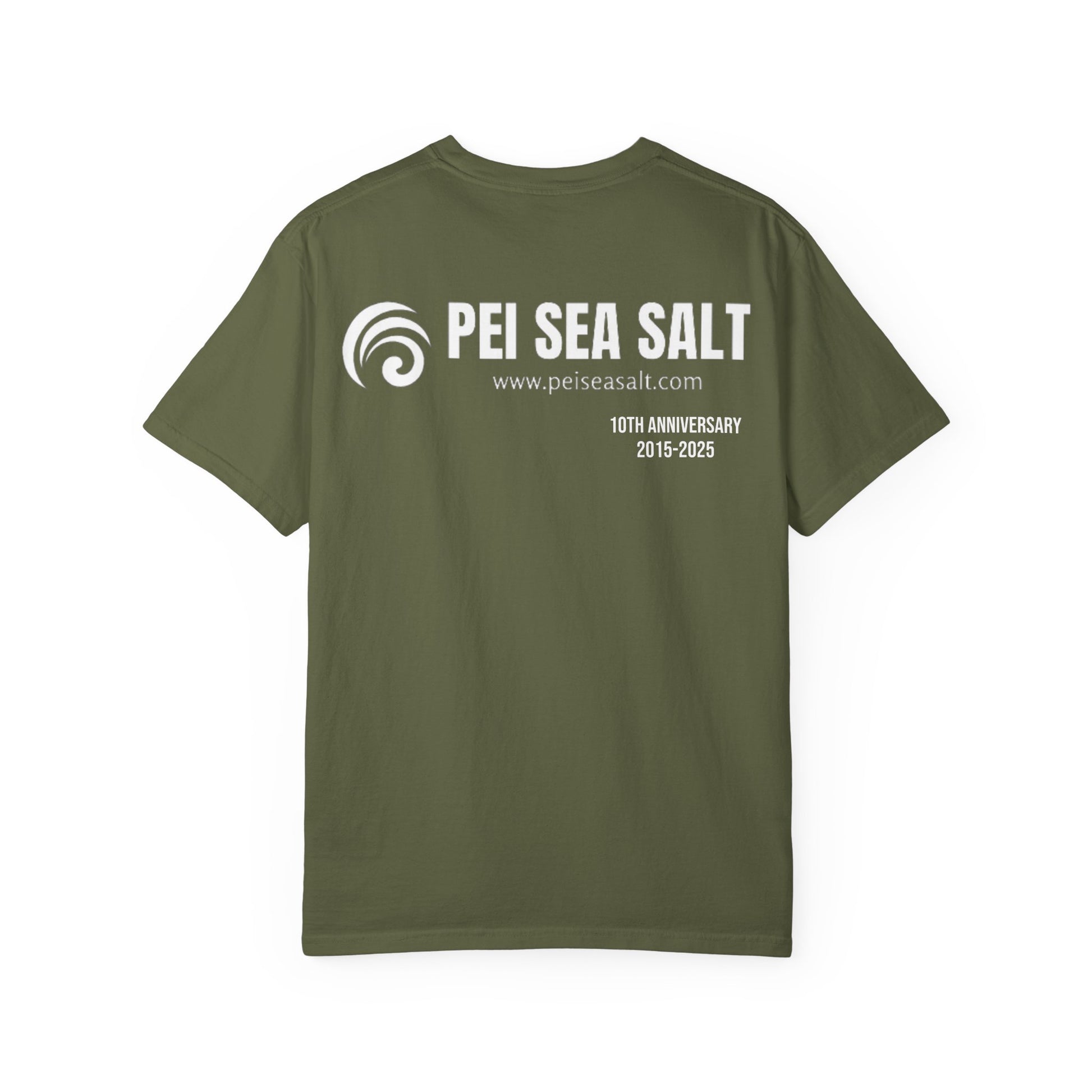 PEI Sea Salt Tee - 10 year anniversary t-shirt - Salts of the Earth .ca