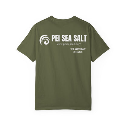 PEI Sea Salt Tee - 10 year anniversary t-shirt - Salts of the Earth .ca