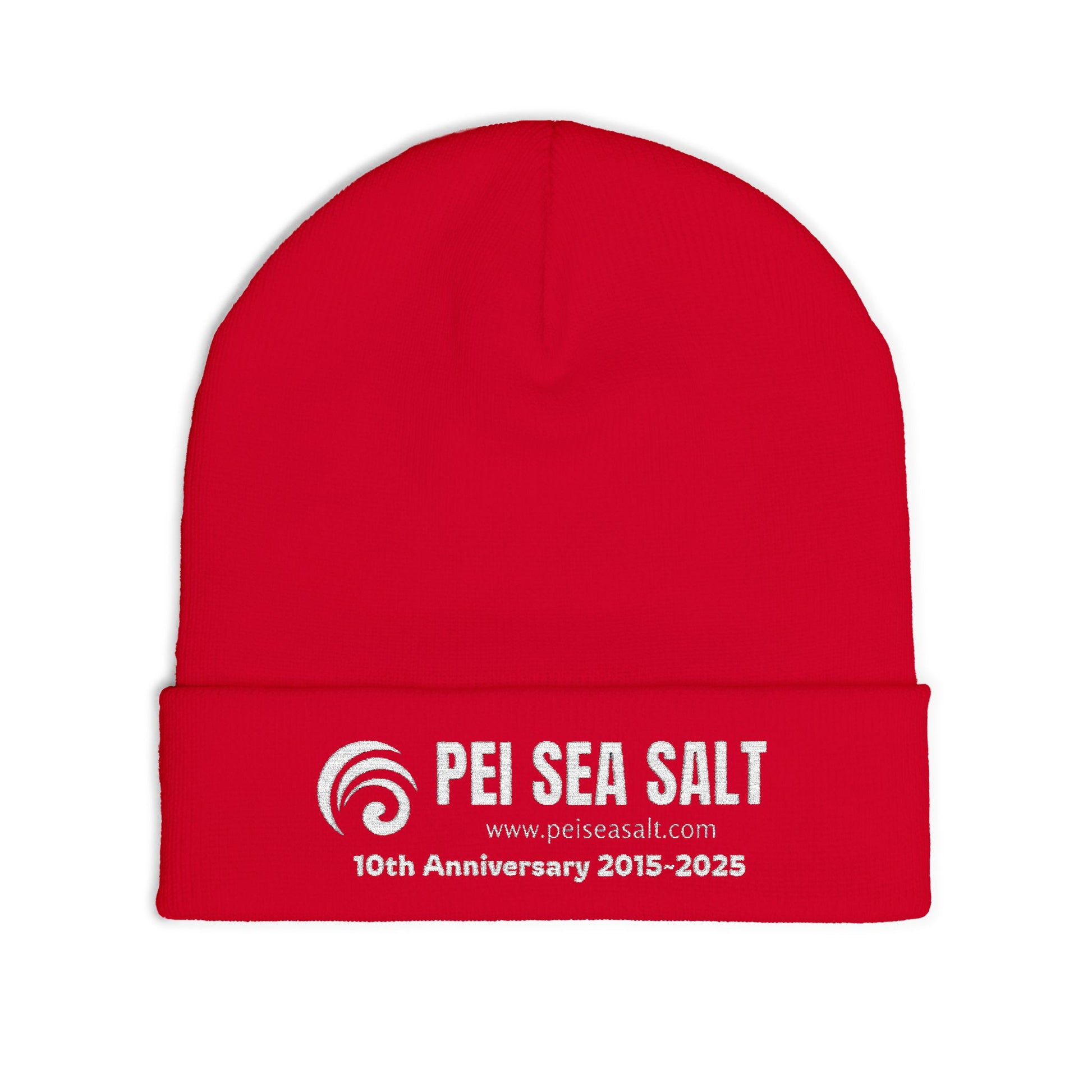 Embroidered 10th anniversary Knit Beanie - Salts of the Earth .ca
