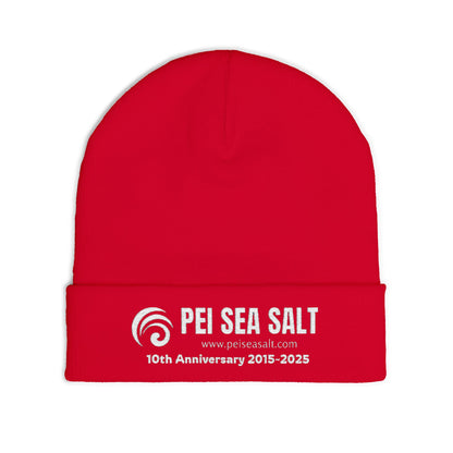Embroidered 10th anniversary Knit Beanie - Salts of the Earth .ca