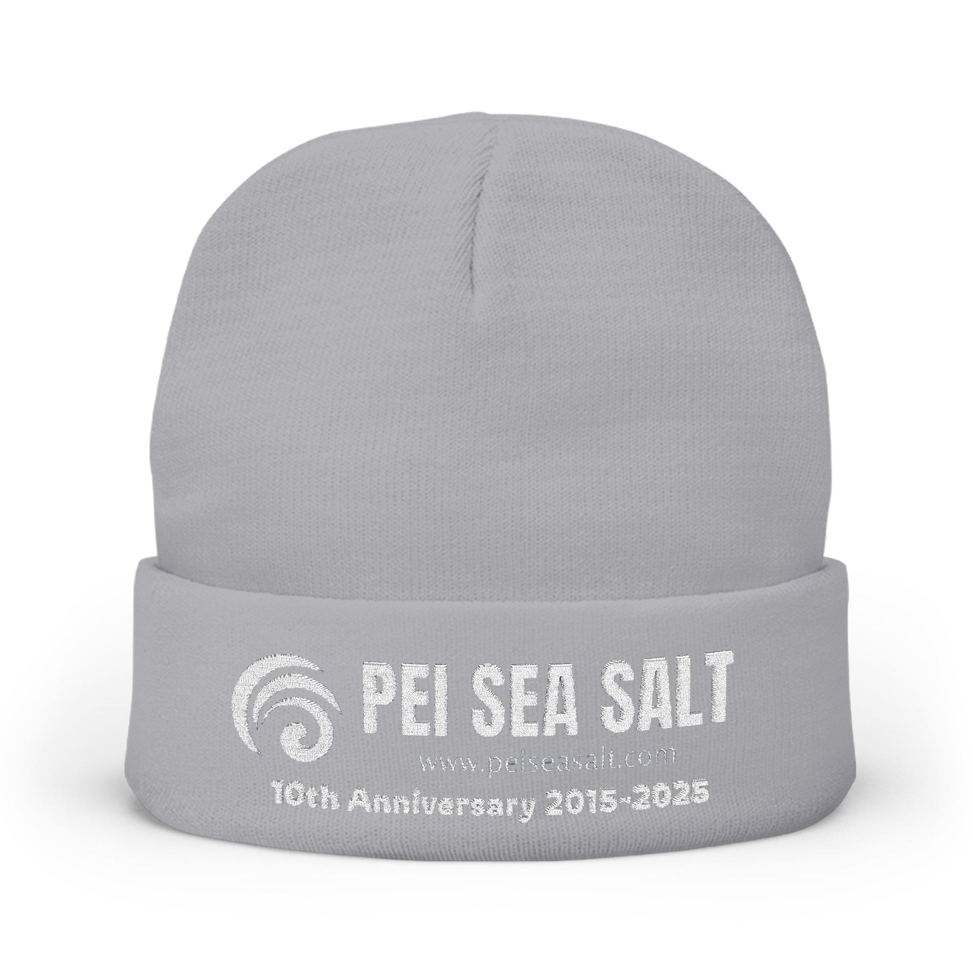 Embroidered 10th anniversary Knit Beanie - Salts of the Earth .ca