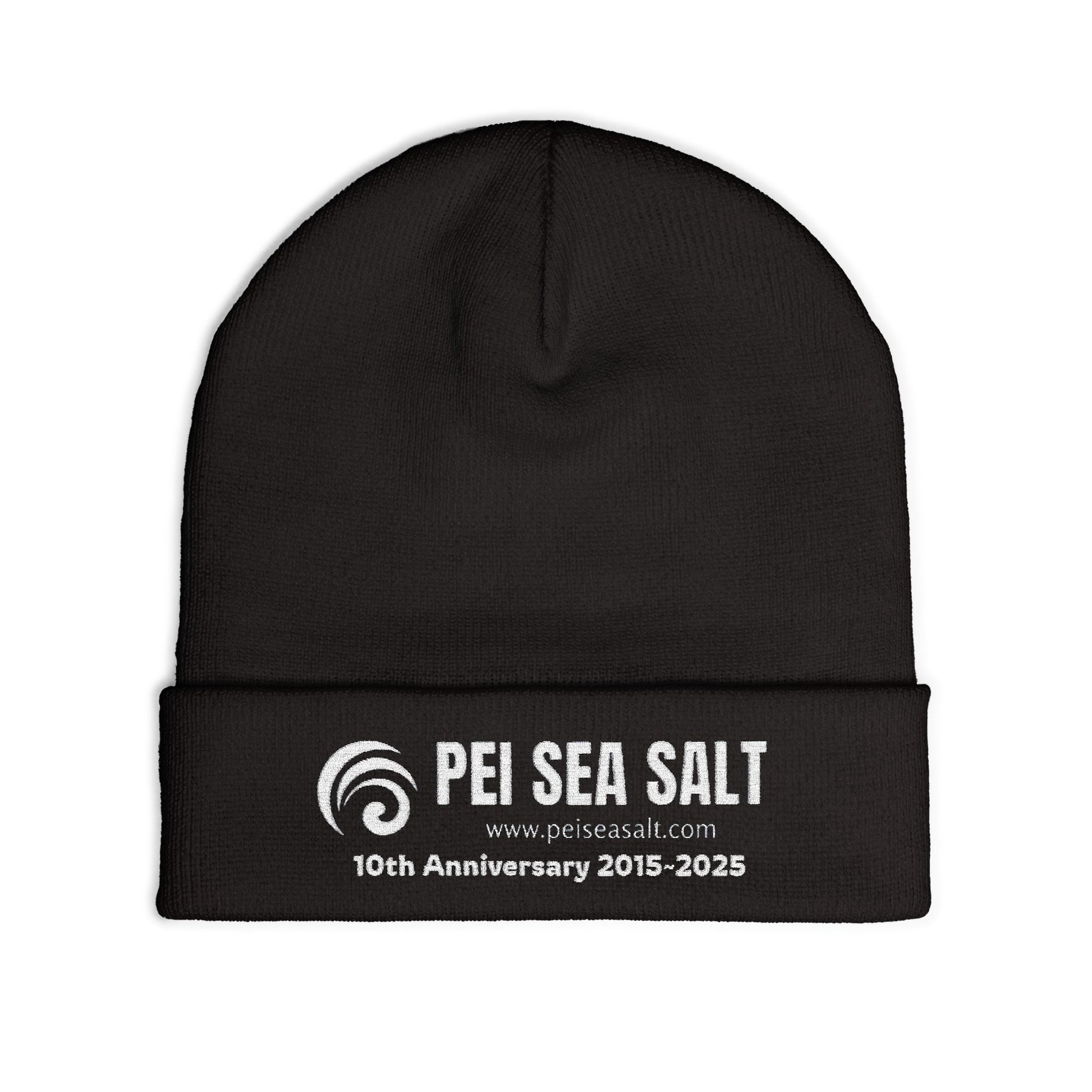 Embroidered 10th anniversary Knit Beanie - Salts of the Earth .ca