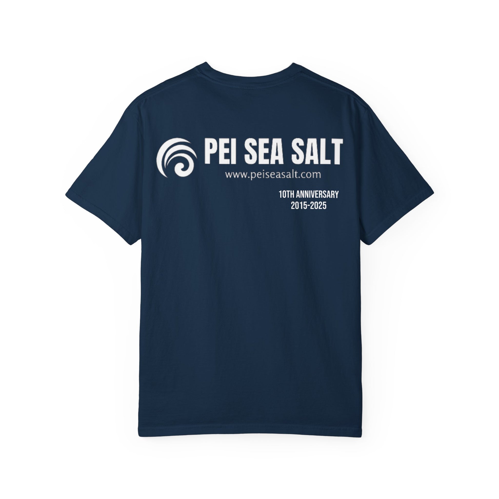 PEI Sea Salt Tee - 10 year anniversary t-shirt - Salts of the Earth .ca