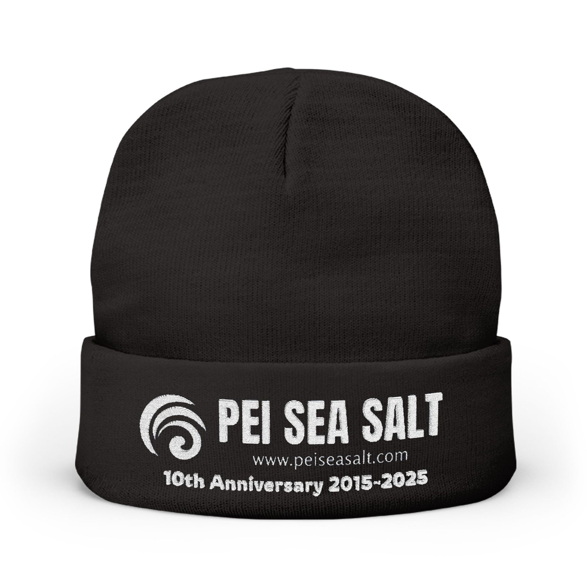 Embroidered 10th anniversary Knit Beanie - Salts of the Earth .ca