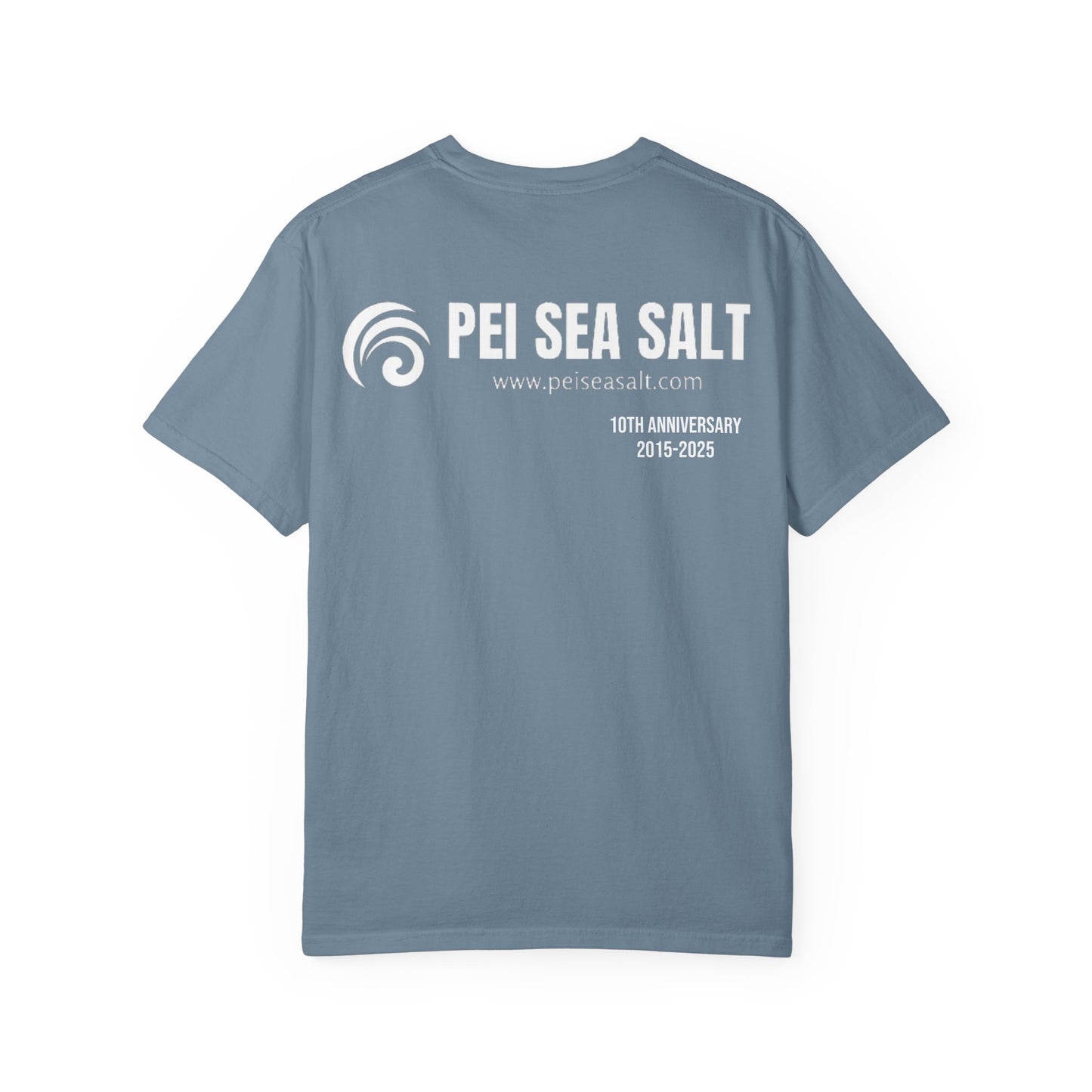 PEI Sea Salt Tee - 10 year anniversary t-shirt - Salts of the Earth .ca