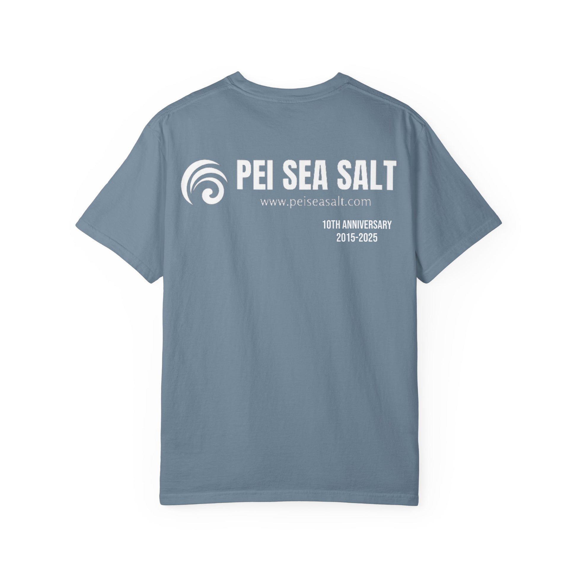 PEI Sea Salt Tee - 10 year anniversary t-shirt - Salts of the Earth .ca