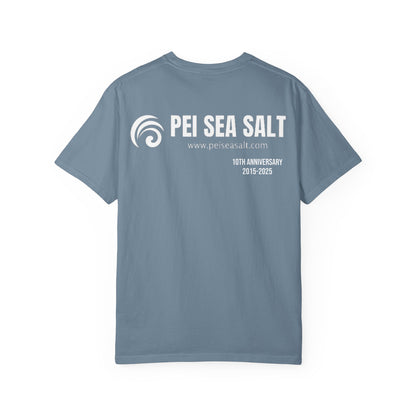 PEI Sea Salt Tee - 10 year anniversary t-shirt - Salts of the Earth .ca