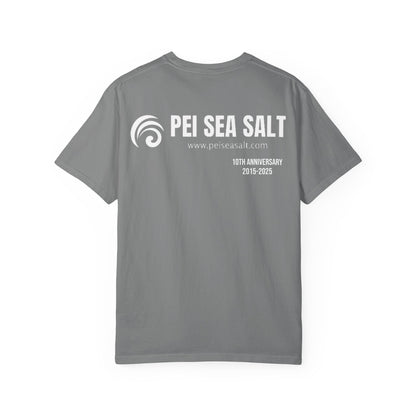 PEI Sea Salt Tee - 10 year anniversary t-shirt - Salts of the Earth .ca