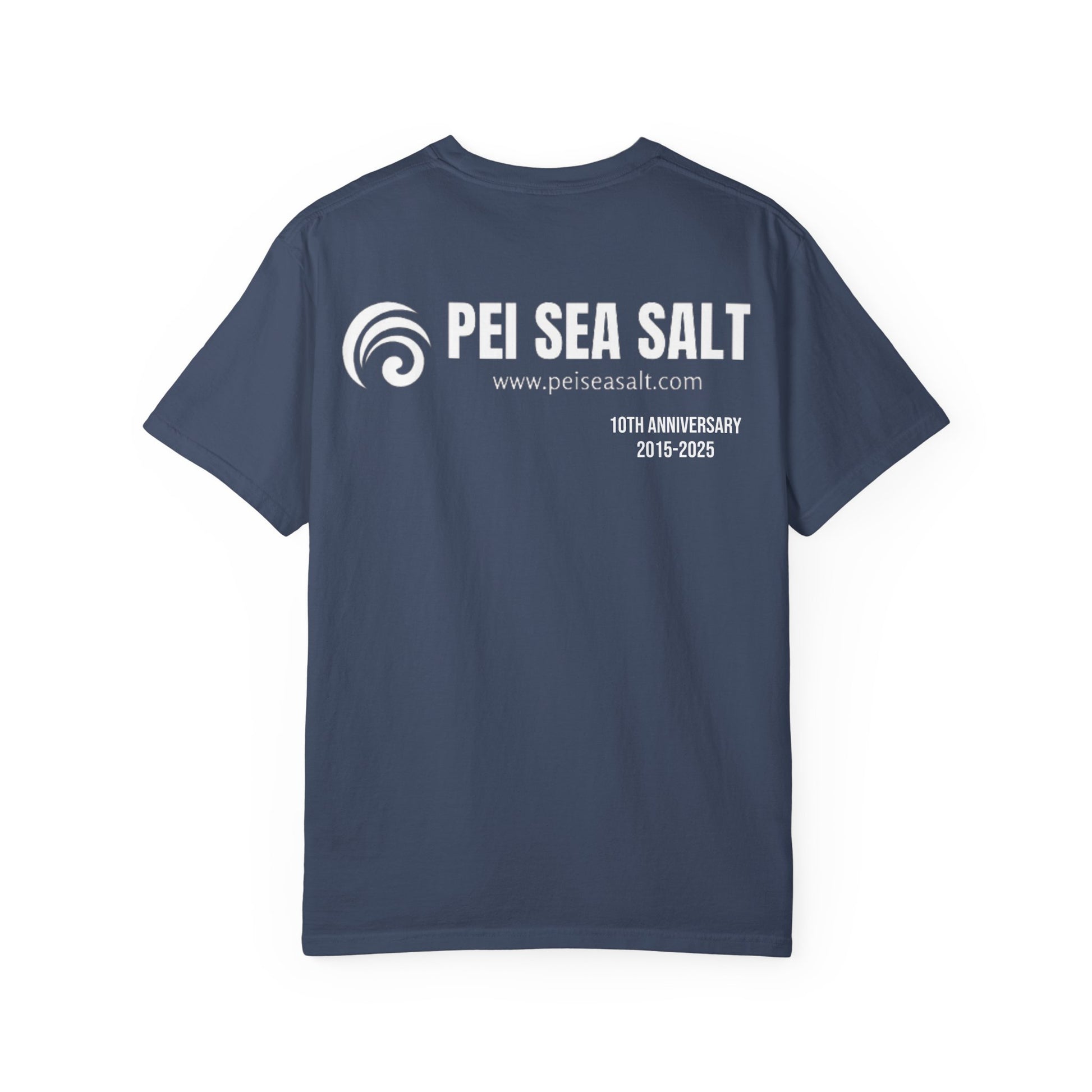 PEI Sea Salt Tee - 10 year anniversary t-shirt - Salts of the Earth .ca