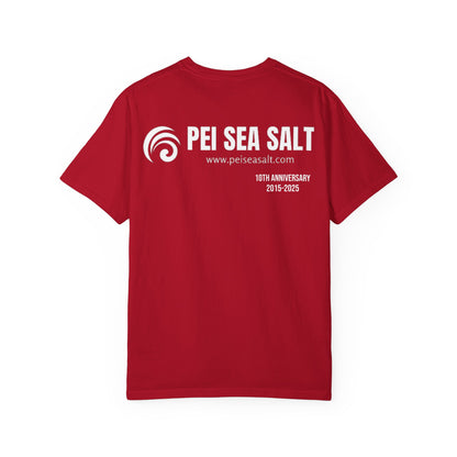 PEI Sea Salt Tee - 10 year anniversary t-shirt - Salts of the Earth .ca