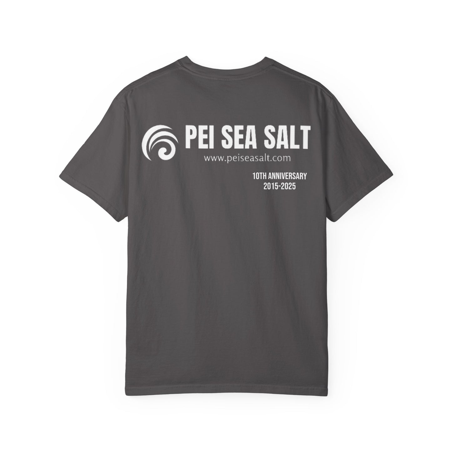 PEI Sea Salt Tee - 10 year anniversary t-shirt - Salts of the Earth .ca