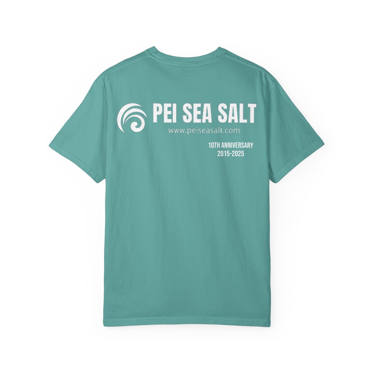 PEI Sea Salt Tee - 10 year anniversary t-shirt - Salts of the Earth .ca
