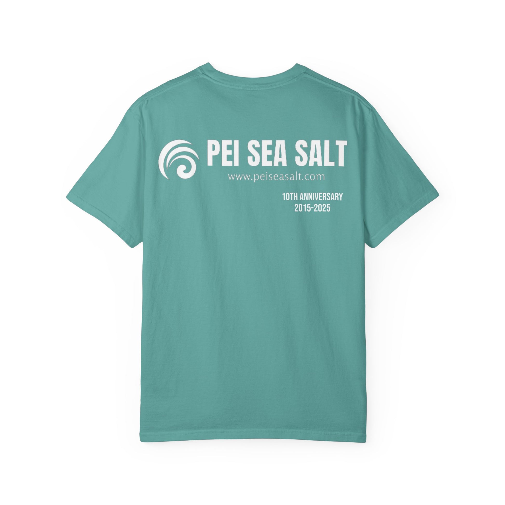 PEI Sea Salt Tee - 10 year anniversary t-shirt - Salts of the Earth .ca