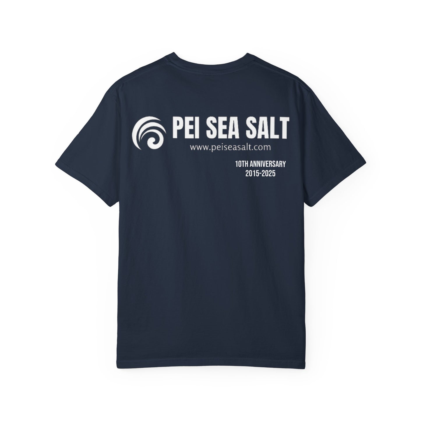 PEI Sea Salt Tee - 10 year anniversary t-shirt - Salts of the Earth .ca