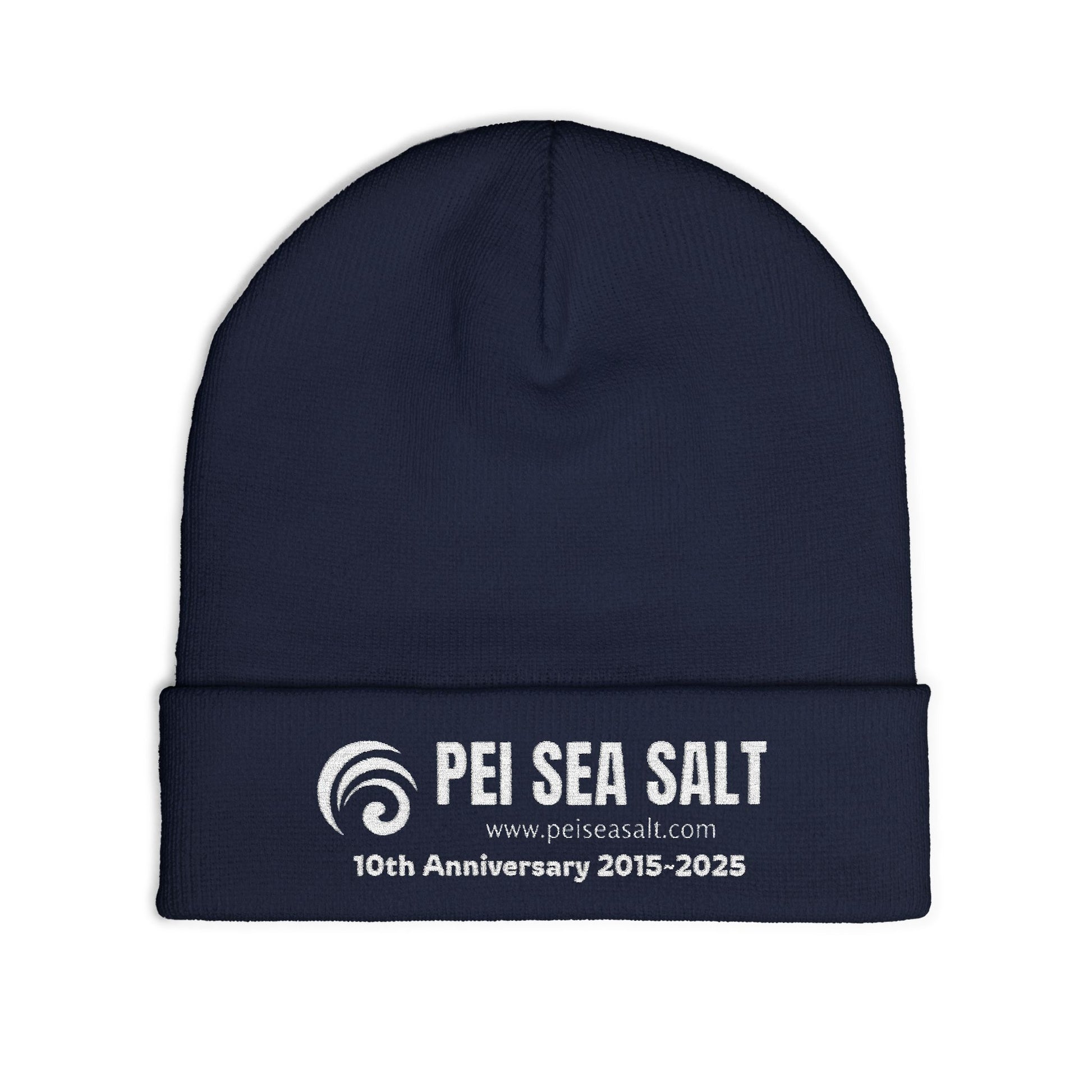 Embroidered 10th anniversary Knit Beanie - Salts of the Earth .ca