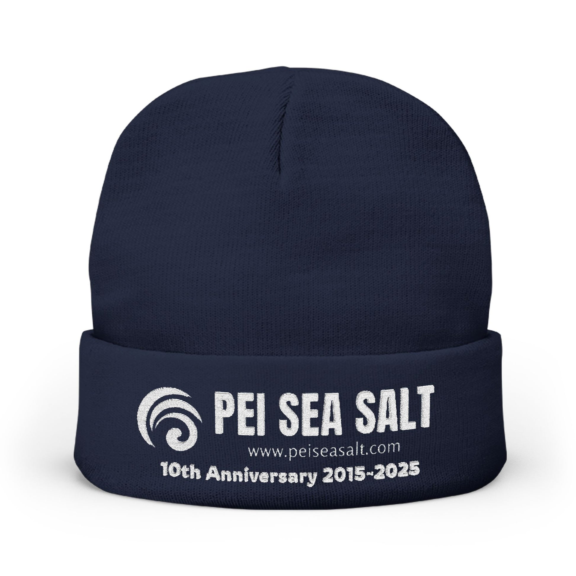 Embroidered 10th anniversary Knit Beanie - Salts of the Earth .ca