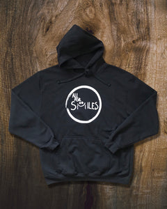 All For Smiles Black Hoodie